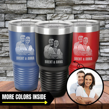 Custom Couple Photo Tumbler